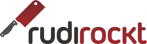 rudirockt_Logo_Schriftzug_Hackebeil